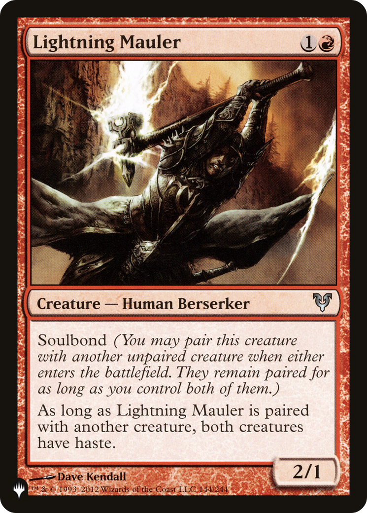 Lightning Mauler [The List Reprints] | The Gaming-Verse