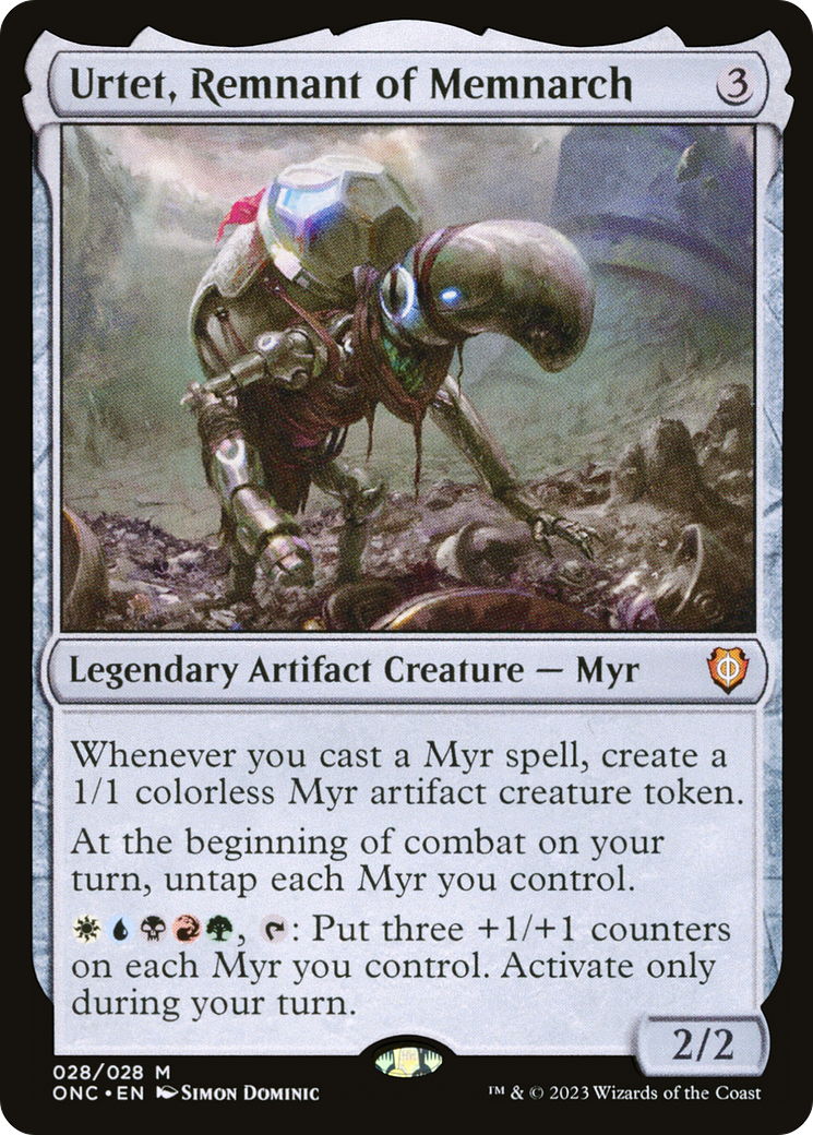 Urtet, Remnant of Memnarch [Phyrexia: All Will Be One Commander] | The Gaming-Verse