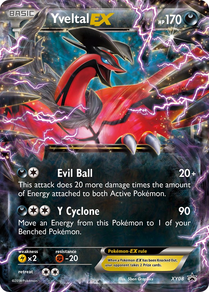 Yveltal EX (XY08) [XY: Black Star Promos] | The Gaming-Verse