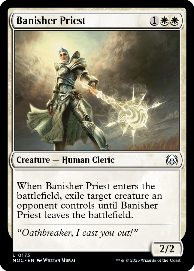 Banisher Priest [March of the Machine Commander] | The Gaming-Verse