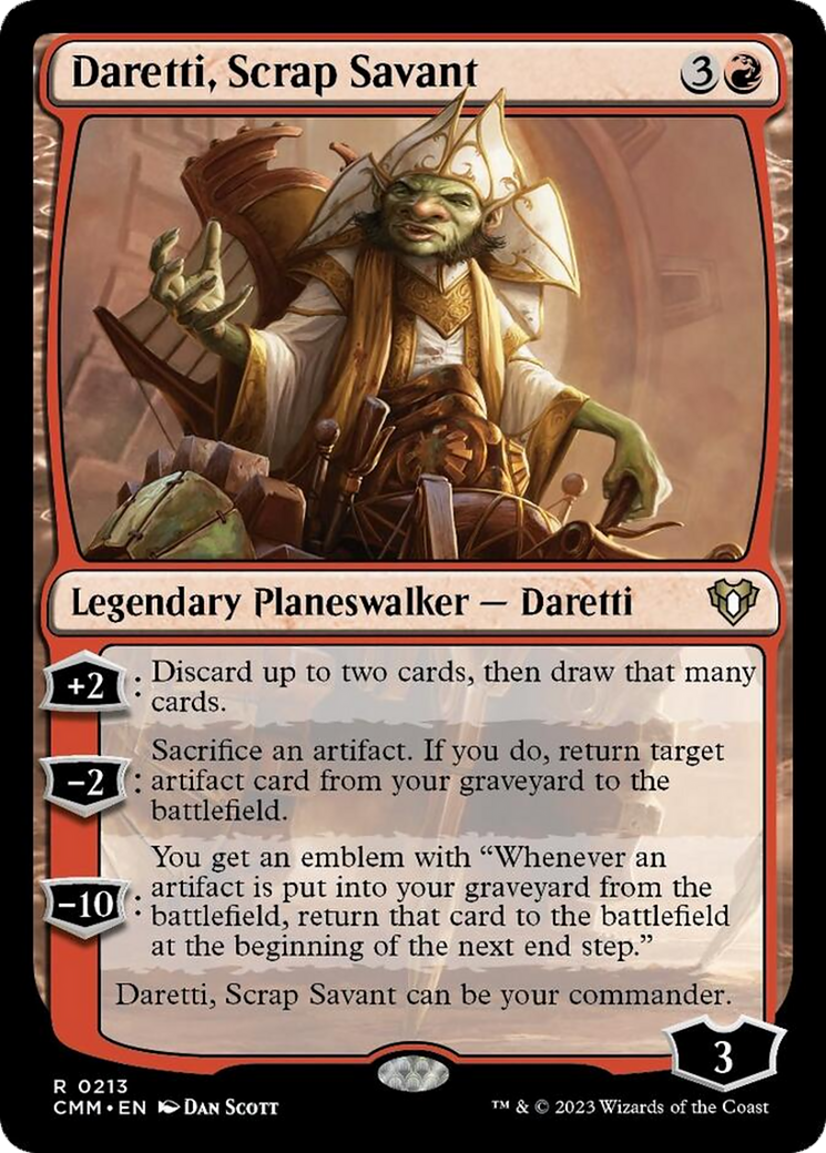 Daretti, Scrap Savant [Commander Masters] | The Gaming-Verse