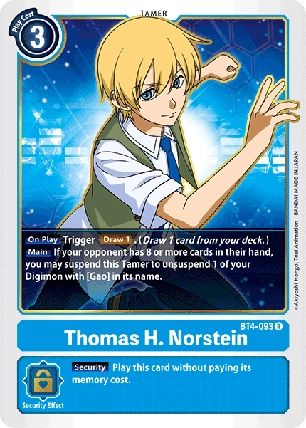 Thomas H. Norstein [BT4-093] [Great Legend] | The Gaming-Verse