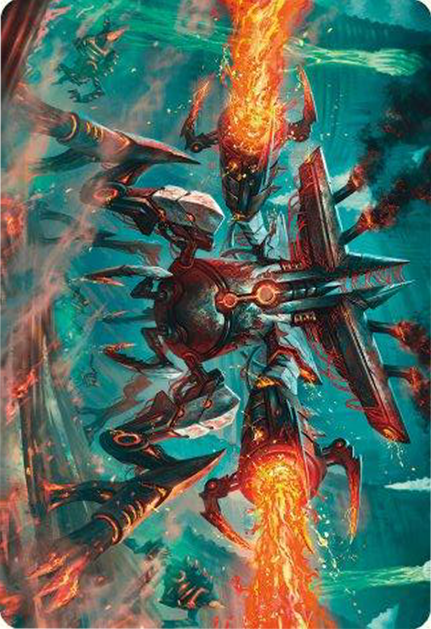 Exterminator Magmarch Art Card [Modern Horizons 3 Art Series] | The Gaming-Verse