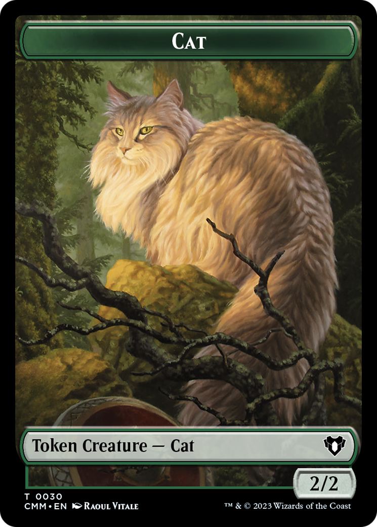 Cat Token (30) [Commander Masters Tokens] | The Gaming-Verse