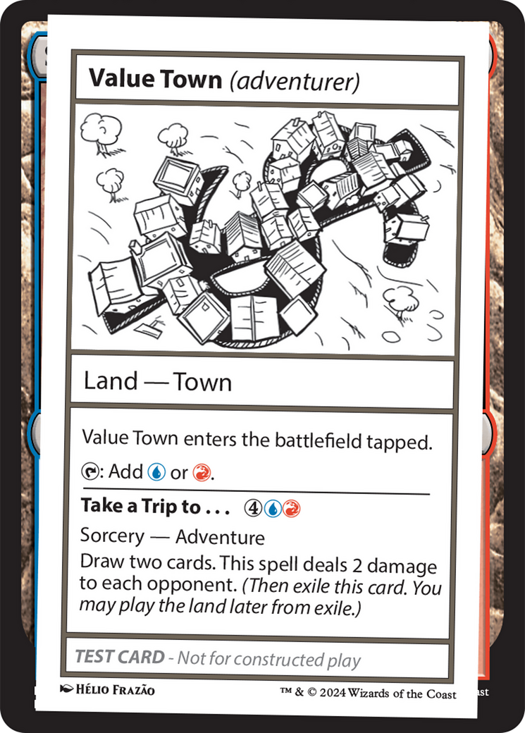 Value Town (adventurer) [Mystery Booster 2 Playtest Cards] | The Gaming-Verse