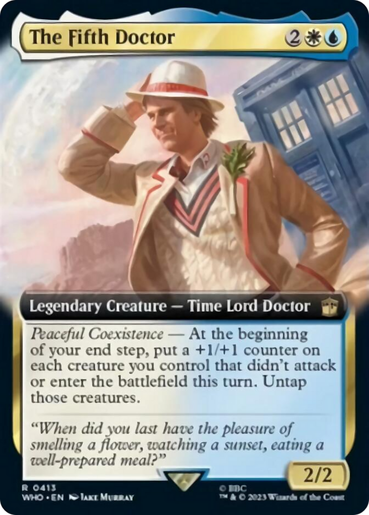 The Fifth Doctor (Extended Art) [Doctor Who] | The Gaming-Verse