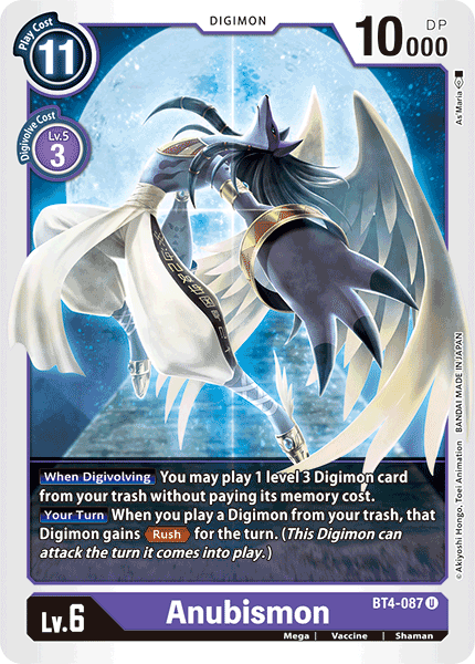 Anubismon [BT4-087] [Great Legend] | The Gaming-Verse