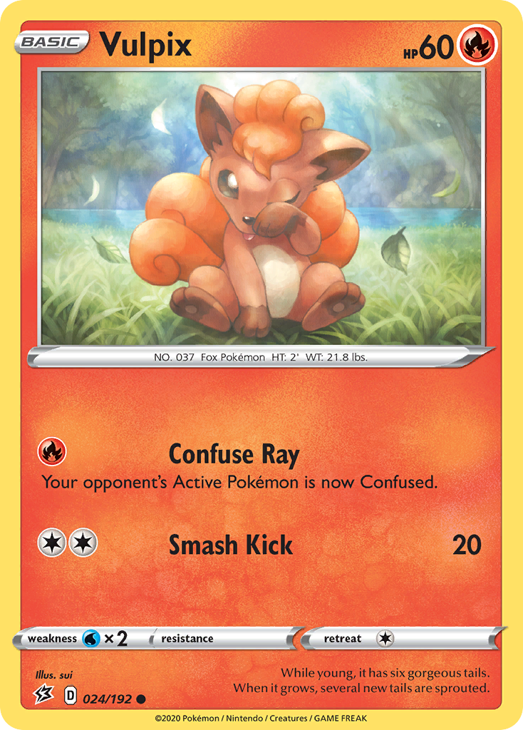 Vulpix (024/192) [Sword & Shield: Rebel Clash] | The Gaming-Verse