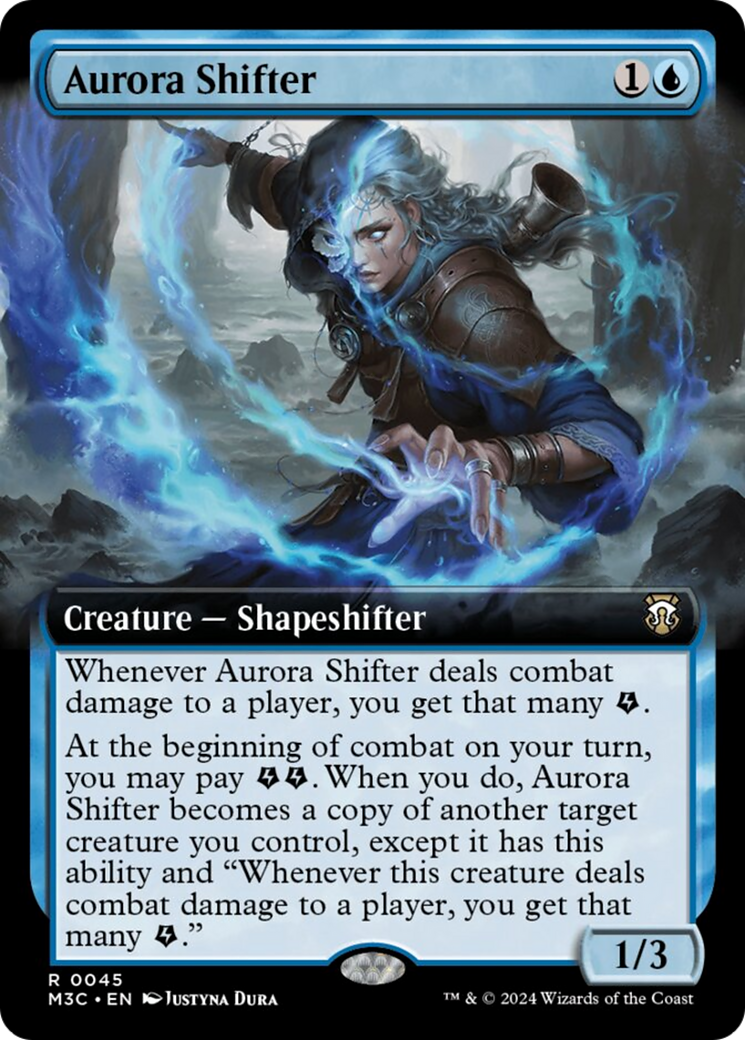 Aurora Shifter (Extended Art) (Ripple Foil) [Modern Horizons 3 Commander] | The Gaming-Verse