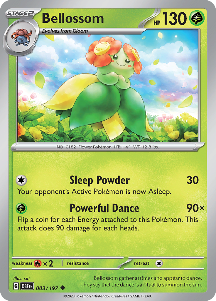 Bellossom (003/197) [Scarlet & Violet: Obsidian Flames] | The Gaming-Verse