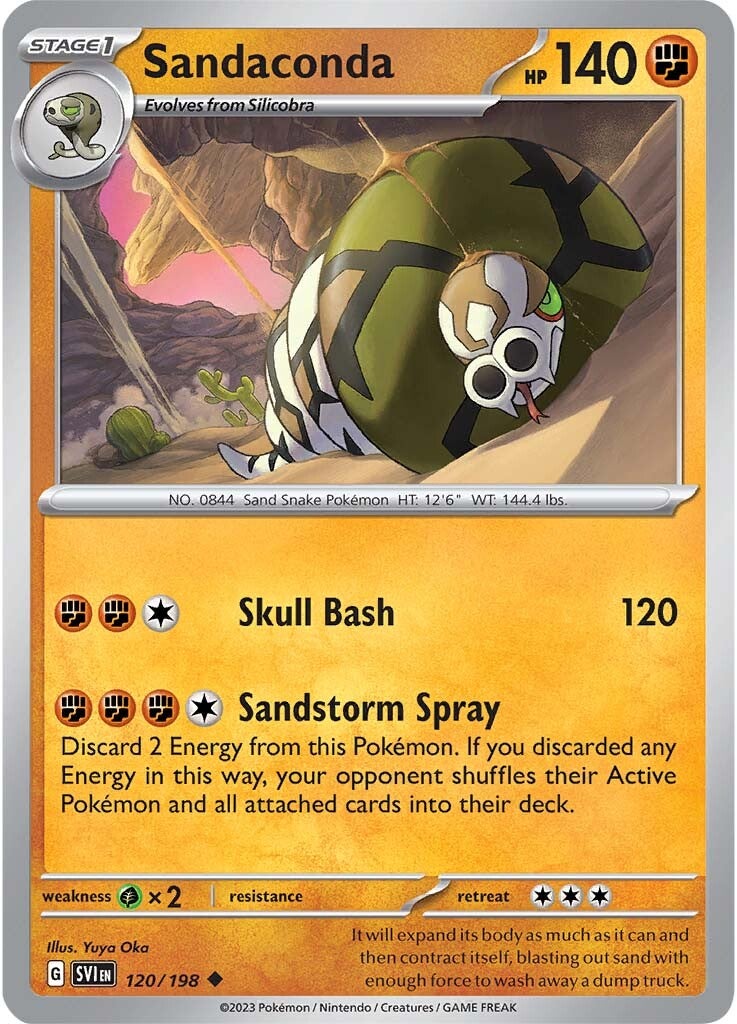 Sandaconda (120/198) [Scarlet & Violet: Base Set] | The Gaming-Verse