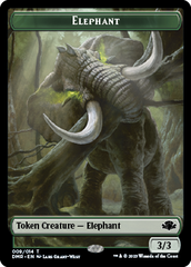 Elephant // Squirrel Double-Sided Token [Dominaria Remastered Tokens] | The Gaming-Verse