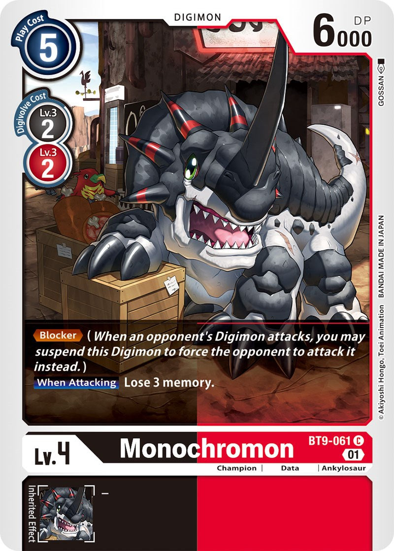 Monochromon [BT9-061] [X Record] | The Gaming-Verse