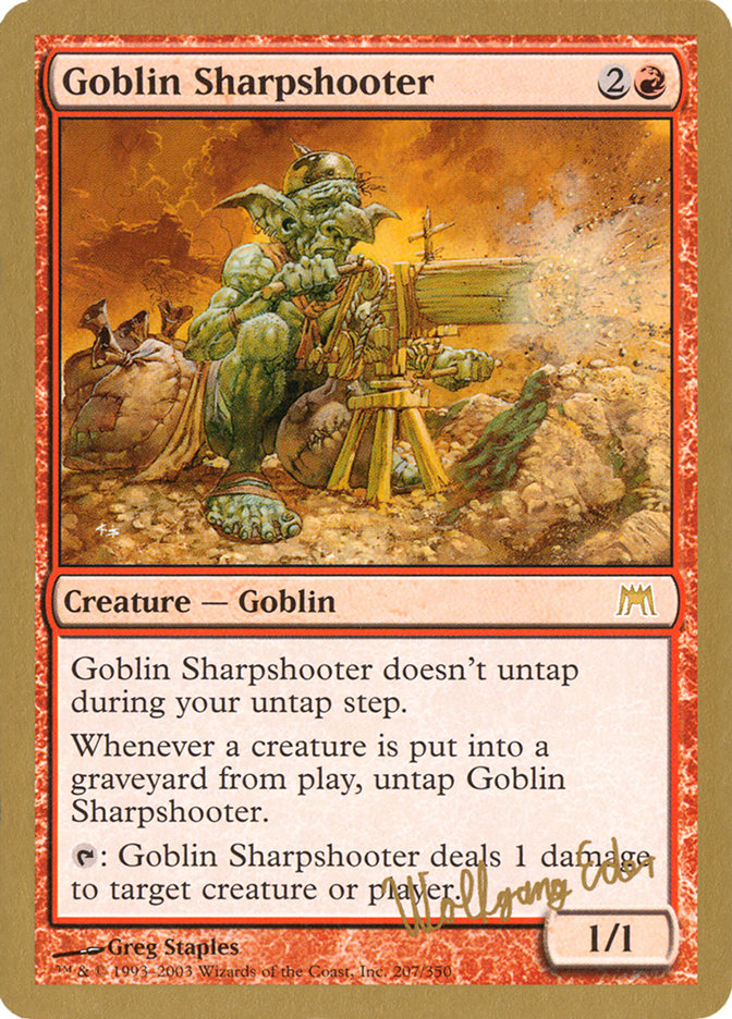 Goblin Sharpshooter (Wolfgang Eder) [World Championship Decks 2003] | The Gaming-Verse