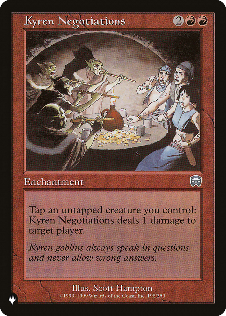 Kyren Negotiations [The List Reprints] | The Gaming-Verse