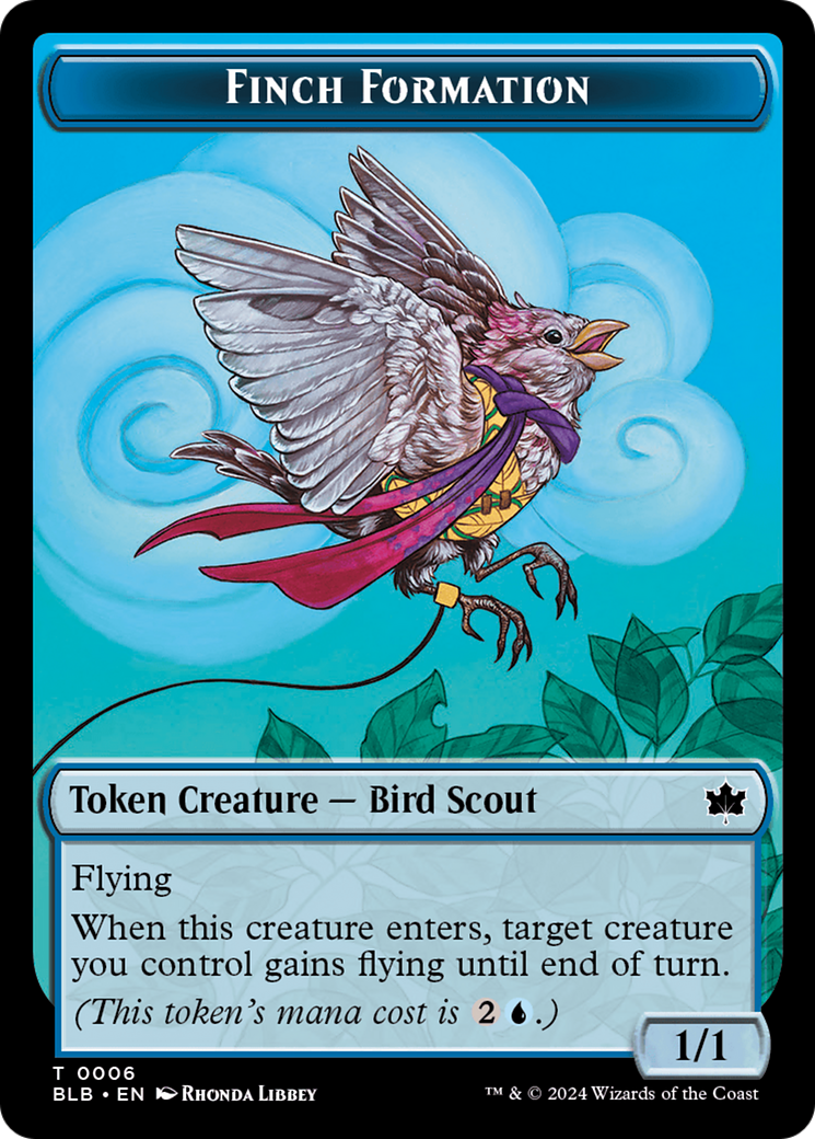 Finch Formation Token [Bloomburrow Tokens] | The Gaming-Verse