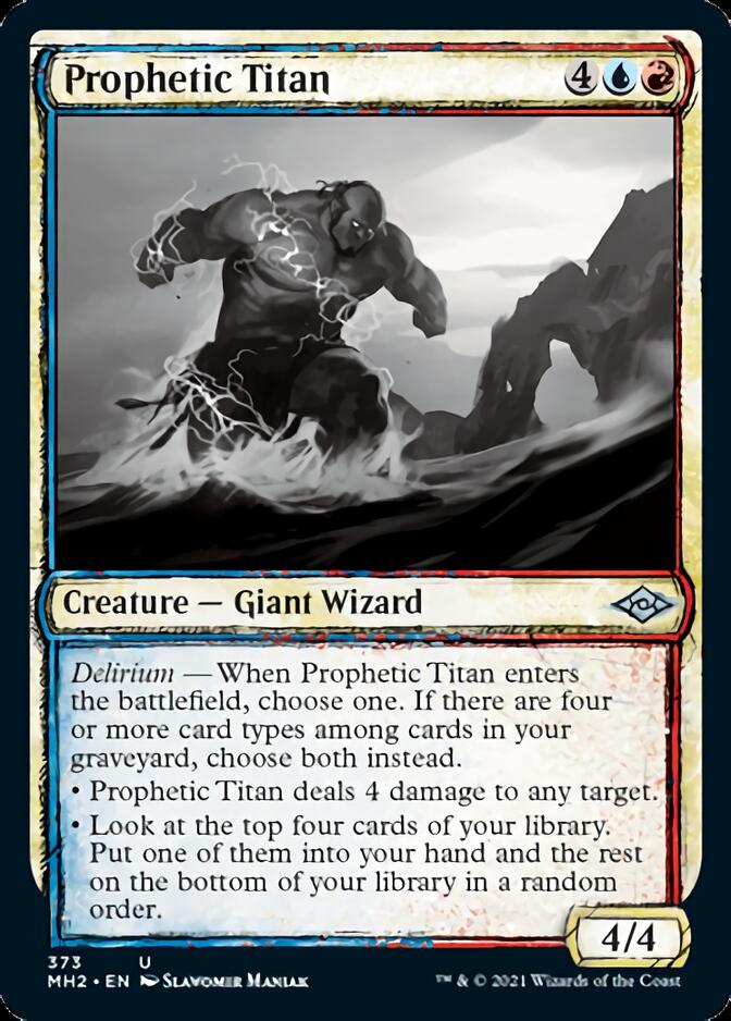 Prophetic Titan (Sketch) [Modern Horizons 2] | The Gaming-Verse