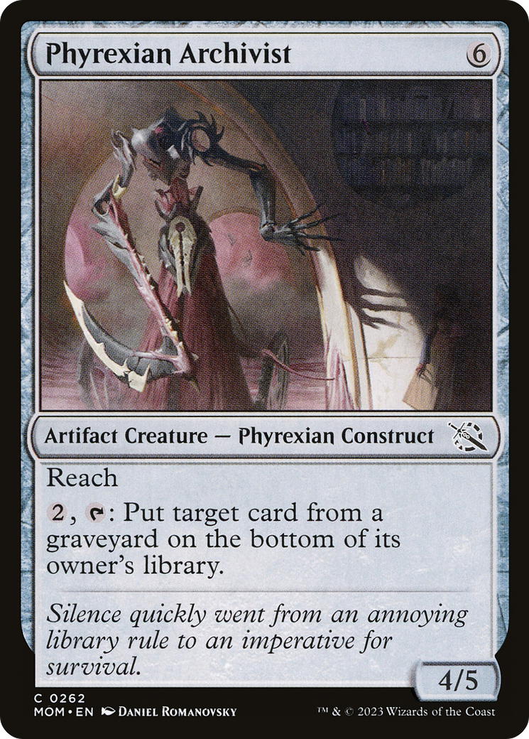 Phyrexian Archivist [March of the Machine] | The Gaming-Verse