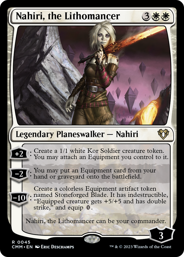 Nahiri, the Lithomancer [Commander Masters] | The Gaming-Verse