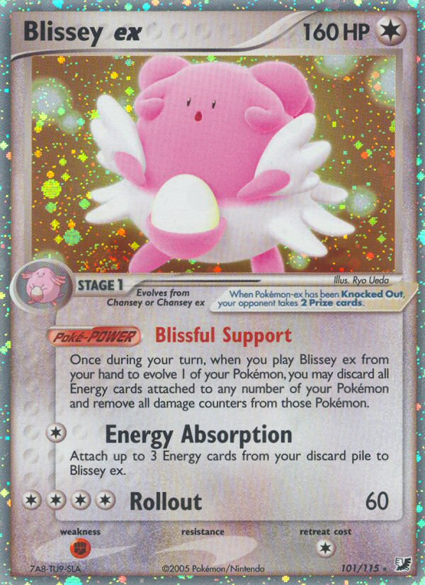 Blissey ex (101/115) [EX: Unseen Forces] | The Gaming-Verse