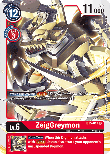 ZeigGreymon [BT5-017] [Battle of Omni] | The Gaming-Verse