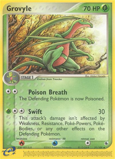 Grovyle (31/109) [EX: Ruby & Sapphire] | The Gaming-Verse