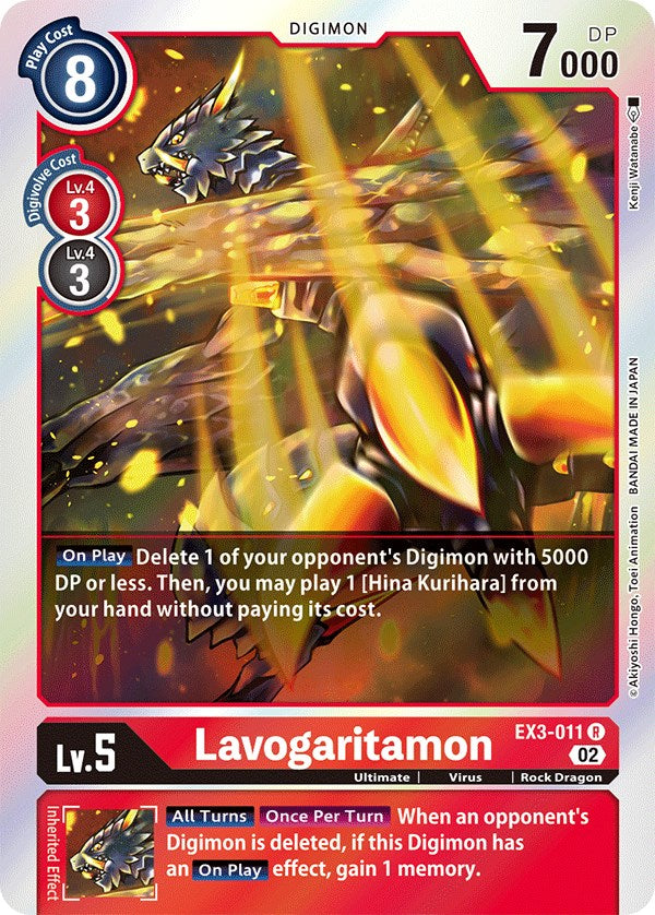 Lavogaritamon [EX3-011] [Draconic Roar] | The Gaming-Verse