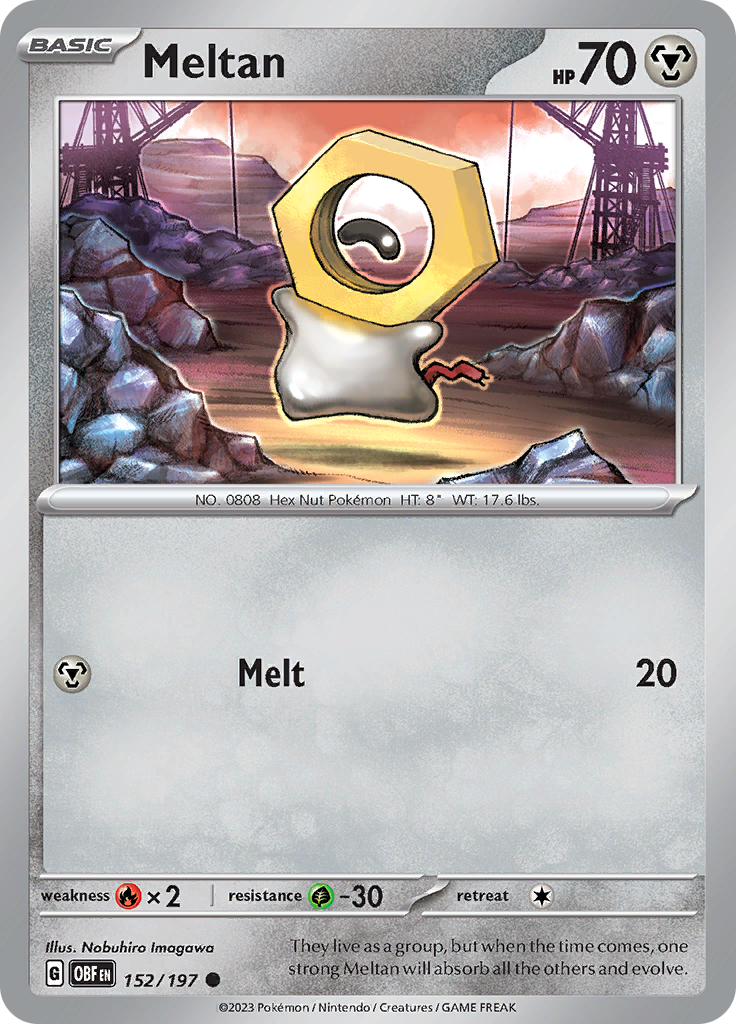 Meltan (152/197) [Scarlet & Violet: Obsidian Flames] | The Gaming-Verse