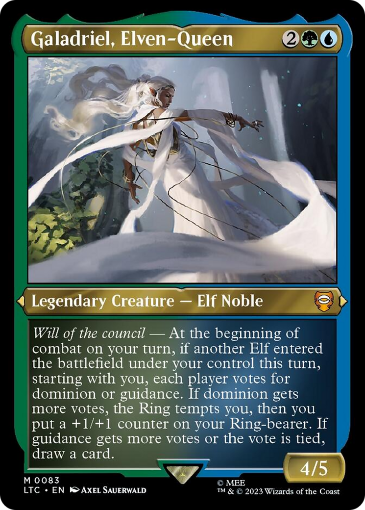 Galadriel, Elven-Queen (Display Commander) [The Lord of the Rings: Tales of Middle-Earth Commander] | The Gaming-Verse