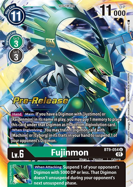 Fujinmon [BT9-054] [X Record Pre-Release Promos] | The Gaming-Verse