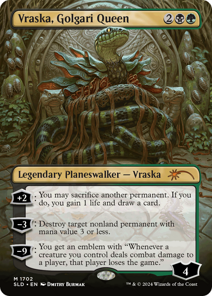 Vraska, Golgari Queen (1702) (Rainbow Foil) [Secret Lair Drop Series] | The Gaming-Verse