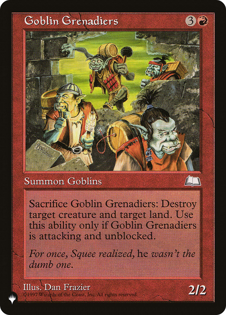 Goblin Grenadiers [The List Reprints] | The Gaming-Verse