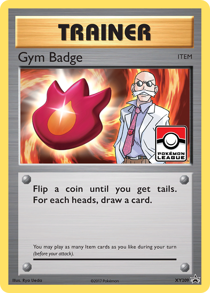 Gym Badge (XY209) (Blaine) [XY: Black Star Promos] | The Gaming-Verse