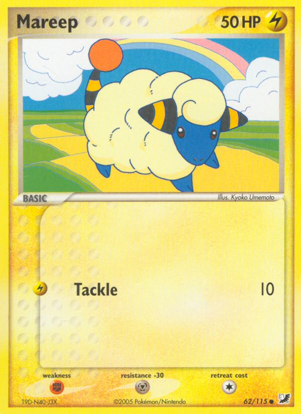 Mareep (62/115) [EX: Unseen Forces] | The Gaming-Verse