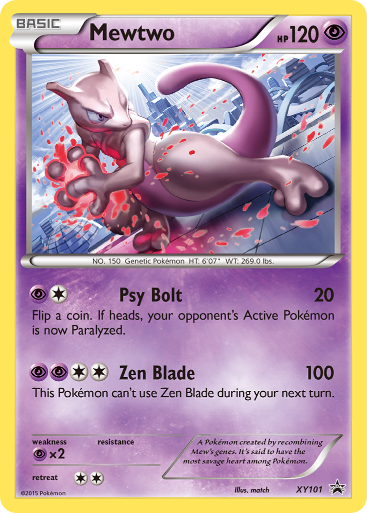 Mewtwo (XY101) [XY: Black Star Promos] | The Gaming-Verse