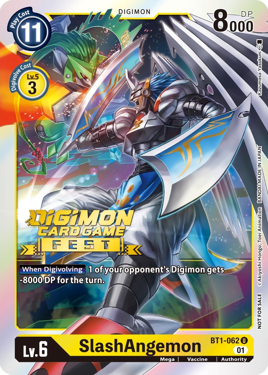 SlashAngemon [BT1-062] (Digimon Card Game Fest 2022) [Release Special Booster Promos] | The Gaming-Verse