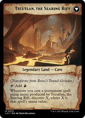 Brass's Tunnel-Grinder // Tecutlan, The Searing Rift (Extended Art) [The Lost Caverns of Ixalan] | The Gaming-Verse