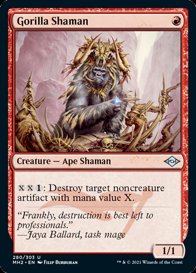 Gorilla Shaman (Foil Etched) [Modern Horizons 2] | The Gaming-Verse