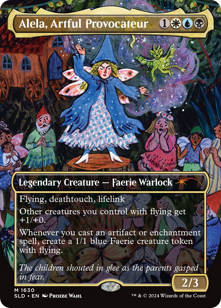 Alela, Artful Provocateur (1630) (Rainbow Foil) [Secret Lair Drop Series] | The Gaming-Verse