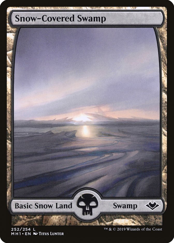 Snow-Covered Swamp [Modern Horizons] | The Gaming-Verse