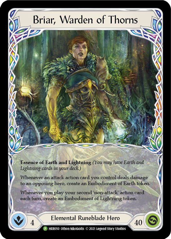 Briar, Warden of Thorns [HER050] (Promo)  Rainbow Foil | The Gaming-Verse