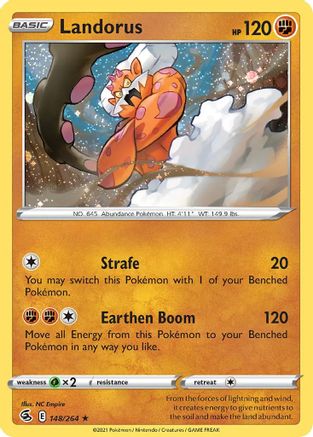 Landorus (148/264) (Cosmos Holo) [Sword & Shield: Fusion Strike] | The Gaming-Verse