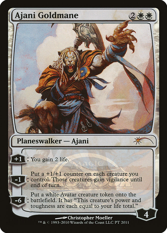 Ajani Goldmane (Pro Tour) [Pro Tour Promos] | The Gaming-Verse