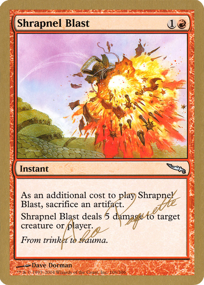 Shrapnel Blast (Aeo Paquette) [World Championship Decks 2004] | The Gaming-Verse