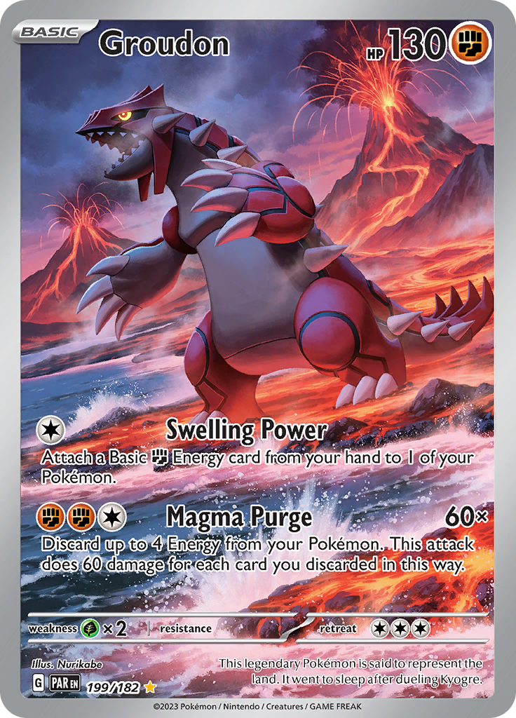 Groudon (199/182) [Scarlet & Violet: Paradox Rift] | The Gaming-Verse