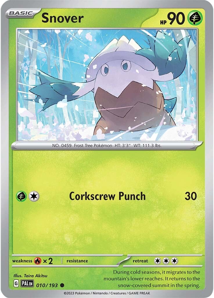 Snover (010/193) [Scarlet & Violet: Paldea Evolved] | The Gaming-Verse