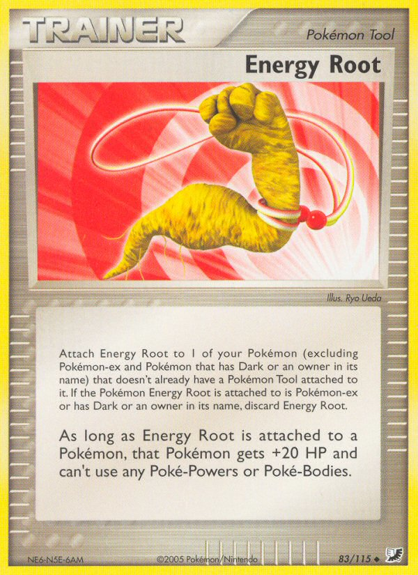 Energy Root (83/115) [EX: Unseen Forces] | The Gaming-Verse