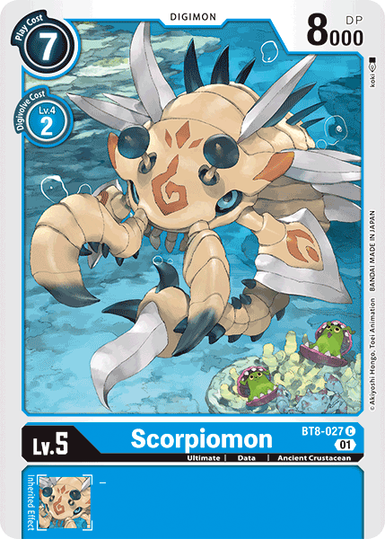 Scorpiomon [BT8-027] [New Awakening] | The Gaming-Verse