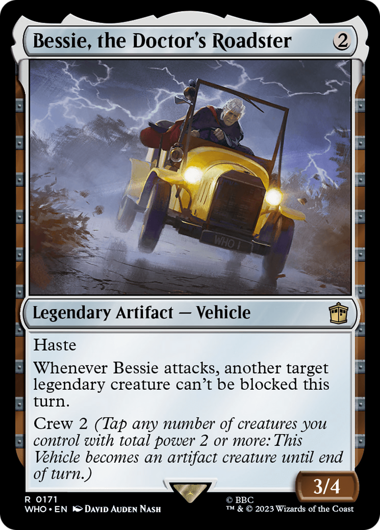 Bessie, the Doctor's Roadster [Doctor Who] | The Gaming-Verse