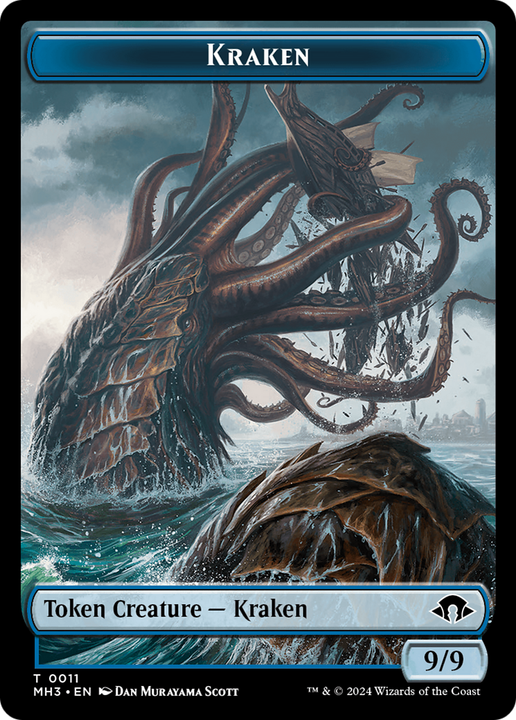 Kraken Token [Modern Horizons 3 Tokens] | The Gaming-Verse